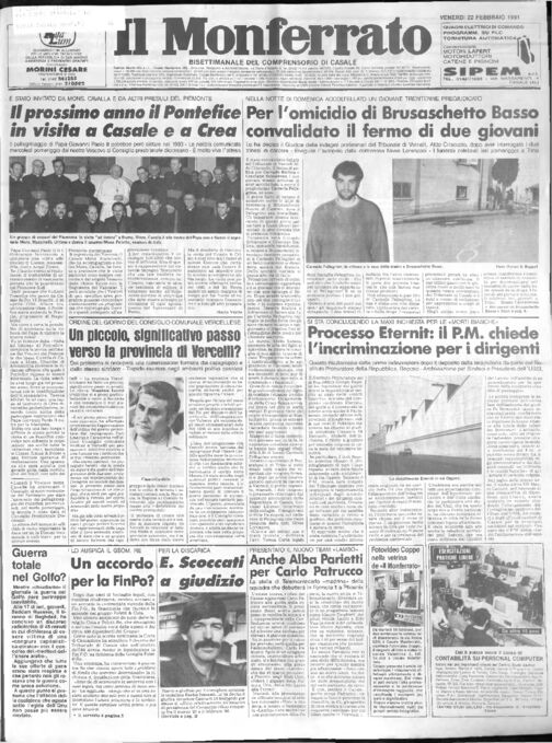 Il Monferrato - Edizione 15 del 22/02/1991